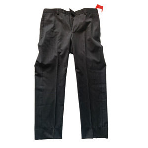 Mens 33R Ted Baker Jefferson Pants Slim Jim micro black Hemmed to 30" inseam